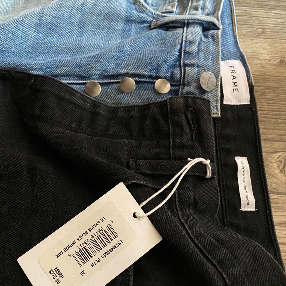 Le Sylvie Black indigo mix Jeans